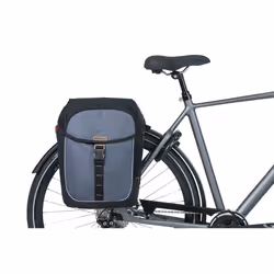 Basil Miles Posteriore Borsa da bicicletta 34 L Poliestere Grigio - Vista aggiuntiva 8