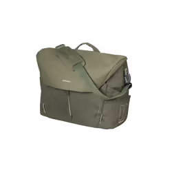 Basil B-Safe, Posteriore, Borsa da bicicletta, Poliestere, Verde, 17 L, 5 kg