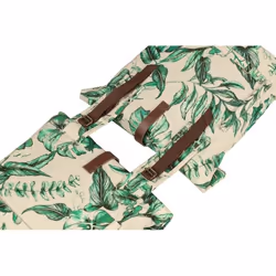 Basil Ever-Green Posteriore Borsa da bicicletta 28 L Poliestere Beige, Verde - Vista aggiuntiva 4