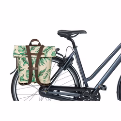 Basil Ever-Green Posteriore Borsa da bicicletta 14 L Poliestere Beige, Verde - Vista aggiuntiva 7
