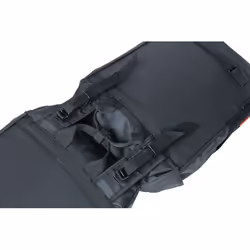 Basil Miles Tarpaulin Posteriore Borsa da bicicletta 34 L Tela cerata Nero, Arancione - Vista aggiuntiva 4