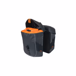 Basil Miles Tarpaulin Posteriore Borsa da bicicletta 34 L Tela cerata Nero, Arancione - Vista aggiuntiva 5