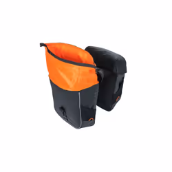 Basil Miles Tarpaulin Posteriore Borsa da bicicletta 34 L Tela cerata Nero, Arancione - Vista aggiuntiva 6