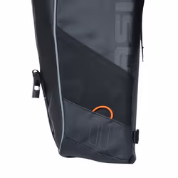 Basil Miles Tarpaulin Posteriore Borsa da bicicletta 34 L Tela cerata Nero, Arancione - Vista aggiuntiva 7