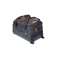 Basil Miles Tarpaulin, Posteriore, Borsa da bicicletta, Tela cerata, Arancione, Nero, 7 L, 5 kg