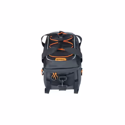 Basil Miles Tarpaulin Posteriore Borsa da bicicletta 7 L Tela cerata Arancione, Nero