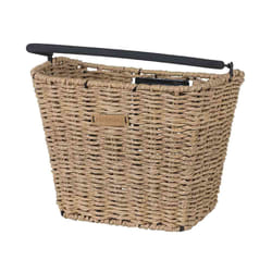 Basil Bremen Rattan Look KF Frontale Cestino per biciclette Malacca Legno