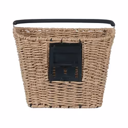 Basil Bremen Rattan Look KF Frontale Cestino per biciclette Malacca Legno