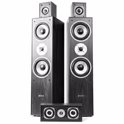 Fenton 100.330 set di altoparlanti 335 W Home theatre Nero, Noce, Legno 5.0 canali 360 W - Vista aggiuntiva 5