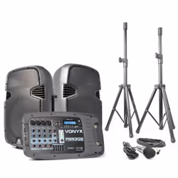 Vonyx PSS-302 2-vie Argento Cablato 300 W - Vista aggiuntiva 2