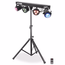 MAX Music PartyPar Kit, Stroboscopio da discoteca, Nero, CE, LED, 14 lampada(e), 3 W