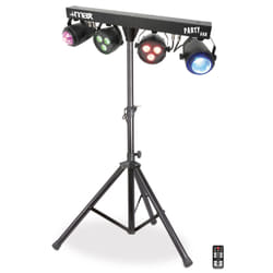 MAX Music PartyPar Kit Adatto per uso interno Stroboscopio da discoteca Nero