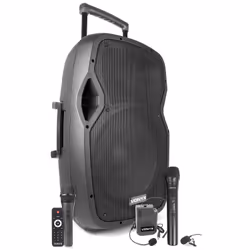 Vonyx AP1500PA, 800 W, 50 - 19000 Hz, Nero, Acrilonitrile butadiene stirene (ABS), AC, Batteria, 220-240 V
