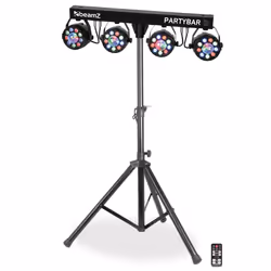 BeamZ 153.240, Proiettore laser da discoteca, Nero, LED, LED, Blu, Verde, Rosso, 8 canali
