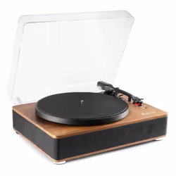 Fenton RP305 Giradischi a trasmissione diretta Nero, Legno Manuale - Vista aggiuntiva 2