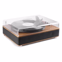 Fenton RP305 Giradischi a trasmissione diretta Nero, Legno Manuale - Vista aggiuntiva 3