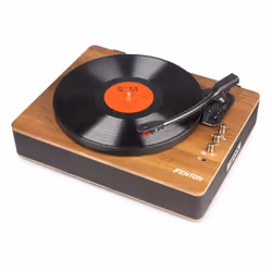 Fenton RP305 Giradischi a trasmissione diretta Nero, Legno Manuale - Vista aggiuntiva 4