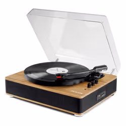 Fenton RP162LW Giradischi con trasmissione a cinghia Nero, Legno - Vista aggiuntiva 2