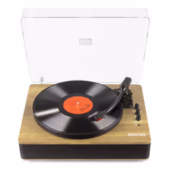 Fenton RP162LW Giradischi con trasmissione a cinghia Nero, Legno - Vista aggiuntiva 5
