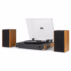 Audizio RP335 Giradischi con trasmissione a cinghia Nero, Marrone Automatico - Vista aggiuntiva 3