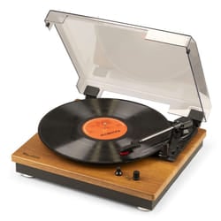 Audizio RP112L Giradischi con trasmissione a cinghia Nero, Marrone chiaro