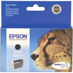 Epson Cheetah T0711 black ink cartridge cartuccia d'inchiostro Originale Nero