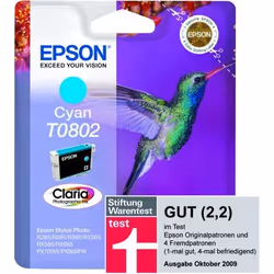 Epson Hummingbird Cartuccia Ciano T0802 - Vista aggiuntiva 7