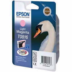 Epson T0816, Resa elevata (XL), Magenta chiaro, Inchiostro a base di pigmento, 1 pz
