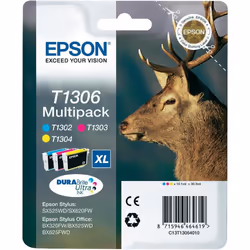 Epson Stag Multipack 3 colori, Ciano, Magenta, Giallo, Inchiostro a base di pigmento, 1 pz, Confezione multipla