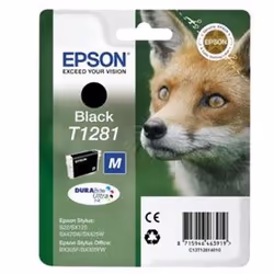 Epson Fox Cartuccia Nero, Nero, Inchiostro a base di pigmento, 1 pz