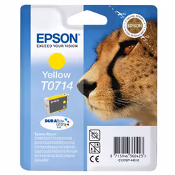 Epson Cheetah Cartuccia Giallo, Giallo, Inchiostro a base di pigmento, 1 pz