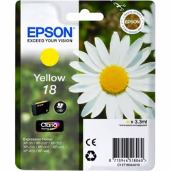 Epson Daisy Cartuccia Giallo, Resa standard, Giallo, Inchiostro a base di pigmento, 1 pz
