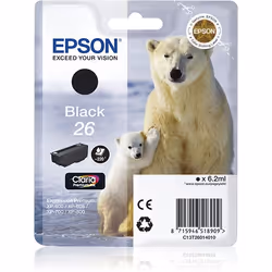 Epson Polar bear Cartuccia Nero, Nero, Inchiostro a base di pigmento, 1 pz