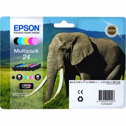 Epson Elephant Multipack 24 (6 colori) - Vista aggiuntiva 2