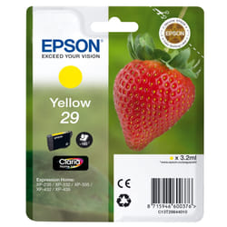 Epson Strawberry 29 Y cartuccia d'inchiostro 1 pz Originale Resa standard Giallo