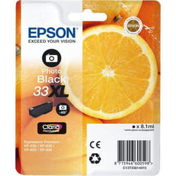 Epson Oranges 33XL PHBK cartuccia d'inchiostro 1 pz Originale Resa elevata (XL) Nero per foto