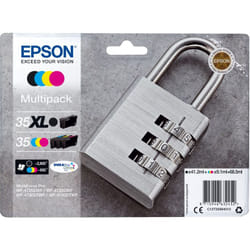 Epson Padlock C13T35994010 cartuccia d'inchiostro 1 pz Originale Resa elevata (XL) Nero, Ciano, Magenta, Giallo