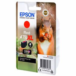 Epson Squirrel Singlepack Red 478XL Claria Photo HD Ink - Vista aggiuntiva 4