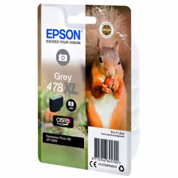 Epson Squirrel Singlepack Grey 478XL Claria Photo HD Ink - Vista aggiuntiva 4