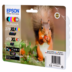 Epson Squirrel Multipack 6-colours 378XL / 478XL Claria Photo HD Ink - Vista aggiuntiva 4