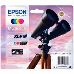Epson 502 XL, Nero, Ciano, Magenta, Giallo, 4 pz