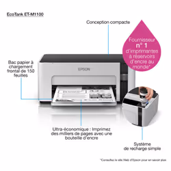 Epson EcoTank M1100 stampante a getto d'inchiostro 1440 x 720 DPI A4 - Vista aggiuntiva 8