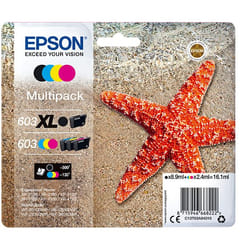 Epson 603 XL cartuccia d'inchiostro 1 pz Originale Resa elevata (XL) Nero, Ciano, Magenta, Giallo