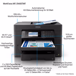 Epson WorkForce Pro WorkForce WF-7840DTWF - Vista aggiuntiva 4