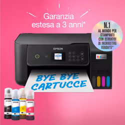 Epson EcoTank ET-2820 stampante multifunzione inkjet 3-in-1 A4, serbatoi ricaricabili alta capacità, 4 flaconi inclusi pari a 3600pag B/N 6500pag colore, Wi-FI Direct, USB - Vista aggiuntiva 6