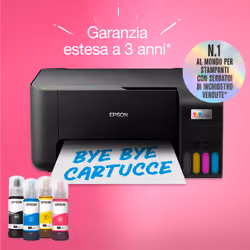 Epson EcoTank ET-2811 stampante multifunzione inkjet 3-in-1 A4, serbatoi ricaricabili alta capacità, 4 flaconi inclusi pari a 3600pag B/N 6500pag colore, Wi-FI Direct, USB - Vista aggiuntiva 6