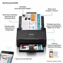 Epson WorkForce ES-500WII - Vista aggiuntiva 5