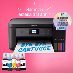 Epson EcoTank ET-2850 stampante multifunzione inkjet 3-in-1 A4, serbatoi ricaricabili alta capacità, 5 flaconi inclusi pari a 14000pag B/N 5200pag colore, Wi-FI Direct, USB - Vista aggiuntiva 6