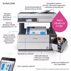 Epson EcoTank L6490 Ad inchiostro A4 4800 x 1200 DPI 37 ppm Wi-Fi - Vista aggiuntiva 5