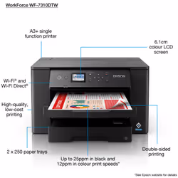 Epson WorkForce WF-7310DTW stampante a getto d'inchiostro A colori 4800 x 2400 DPI A3+ Wi-Fi - Vista aggiuntiva 7